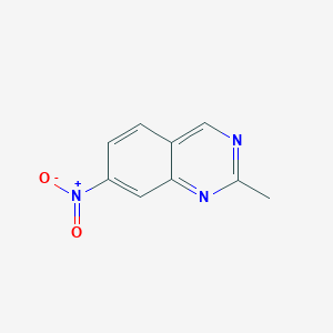 molecular formula C9H7N3O2 B8790253 2-Methyl-7-nitroquinazoline 