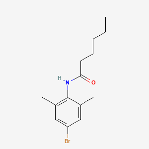 molecular formula C14H20BrNO B8790265 N-(4-bromo-2,6-dimethylphenyl)hexanamide 