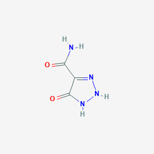 molecular formula C3H4N4O2 B8790351 Carbamoyltriazolinonen CAS No. 3176-44-1