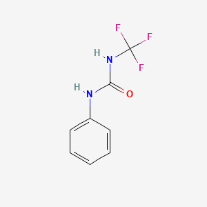 molecular formula C8H7F3N2O B8790359 1-Phenyl-3-(trifluoromethyl)urea CAS No. 56969-94-9