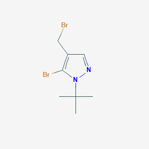 5-Bromo-4-(bromomethyl)-1-(tert-butyl)-1H-pyrazole