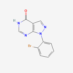 1-(2-Bromophenyl)-1H-pyrazolo[3,4-d]pyrimidin-4(5H)-one