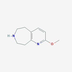molecular formula C10H14N2O B8790477 2-methoxy-6,7,8,9-tetrahydro-5H-pyrido[2,3-d]azepine 