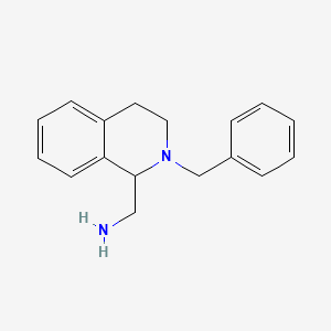 molecular formula C17H20N2 B8790509 (2-Benzyl-1,2,3,4-tetrahydroisoquinolin-1-YL)methanamine CAS No. 40615-06-3