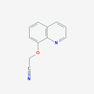 molecular formula C11H8N2O B8790565 2-(Quinolin-8-yloxy)acetonitrile CAS No. 58889-09-1