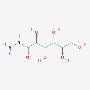 molecular formula C6H14N2O6 B8790585 1-Hydrazinylhexose CAS No. 3868-12-0