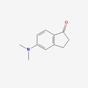 1H-Inden-1-one, 5-(dimethylamino)-2,3-dihydro-