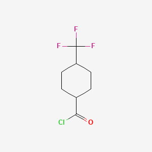 molecular formula C8H10ClF3O B8790614 4-(Trifluoromethyl)cyclohexane-1-carbonyl chloride CAS No. 477905-43-4