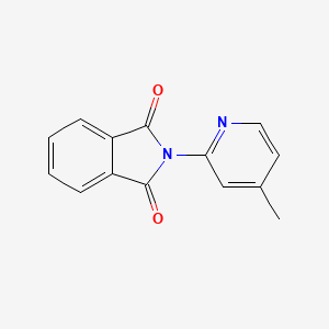 molecular formula C14H10N2O2 B8790642 4-Methyl-2-phthalimidopyridine CAS No. 106204-03-9