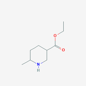 molecular formula C9H17NO2 B8790646 Ethyl 6-methylpiperidine-3-carboxylate CAS No. 110287-76-8