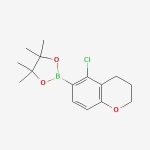 2-(5-Chlorochroman-6-yl)-4,4,5,5-tetramethyl-1,3,2-dioxaborolane