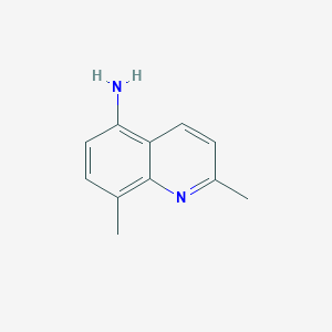 molecular formula C11H12N2 B8790681 2,8-Dimethylquinolin-5-amine 