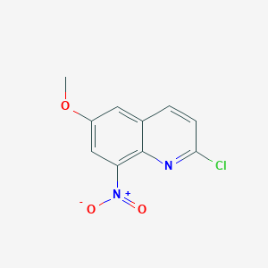 2-Chloro-6-methoxy-8-nitroquinoline