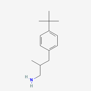 3-(4-Tert-butylphenyl)-2-methylpropan-1-amine