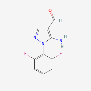 5-amino-1-(2,6-difluorophenyl)-1H-pyrazole-4-carbaldehyde