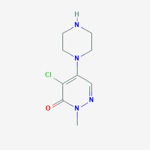 4-CHLORO-2-METHYL-5-PIPERAZINO-3(2H)-PYRIDAZINONE