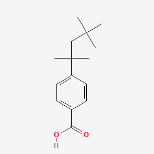 molecular formula C15H22O2 B8790827 4-(2,4,4-Trimethylpentan-2-yl)benzoic acid CAS No. 20457-62-9