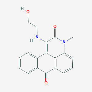 molecular formula C19H16N2O3 B8790833 1-(2-Hydroxy-ethylamino)-3-methyl-3H-naphtho[1,2,3-de]quinoline-2,7-dione 