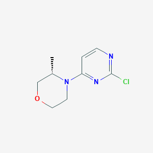 molecular formula C9H12ClN3O B8790972 (S)-4-(2-Chloropyrimidin-4-yl)-3-methylmorpholine 