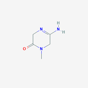 molecular formula C5H9N3O B8791039 5-Amino-1-methyl-1,6-dihydropyrazin-2(3H)-one CAS No. 623564-51-2