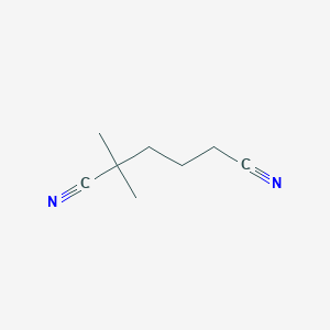 molecular formula C8H12N2 B8791053 2,2-Dimethylhexanedinitrile CAS No. 2941-44-8