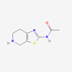 molecular formula C8H11N3OS B8791066 N-(4,5,6,7-tetrahydrothiazolo[5,4-c]pyridin-2-yl)acetamide 