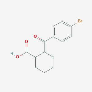molecular formula C14H15BrO3 B8791069 2-(4-Bromo-benzoyl)-cyclohexanecarboxylic acid 