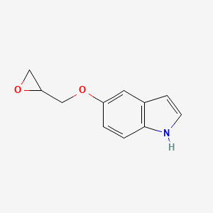 molecular formula C11H11NO2 B8791078 5-Oxiranylmethoxy-1H-indole CAS No. 55581-26-5