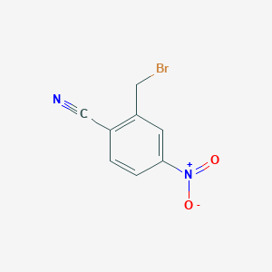 B8791081 2-(Bromomethyl)-4-nitrobenzonitrile CAS No. 852203-01-1