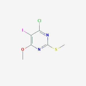 4-Chloro-5-iodo-6-methoxy-2-(methylthio)pyrimidine