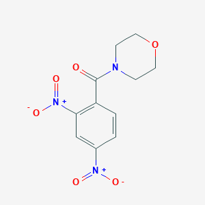 molecular formula C11H11N3O6 B8791109 Morpholine, 4-(2,4-dinitrophenylbenzoyl)- 