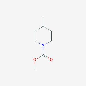 molecular formula C8H15NO2 B8791120 4-Methyl-piperidine-1-carboxylic Acid Methyl Ester 