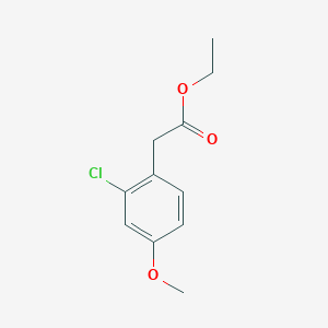 2-Chloro-4-methoxyphenylacetic acid ethylester