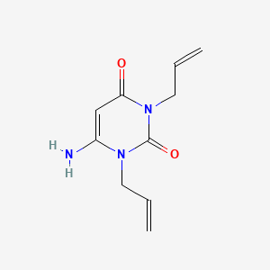molecular formula C10H13N3O2 B8791259 1,3-Diallyl-6-aminouracil monohydrate CAS No. 4852-19-1