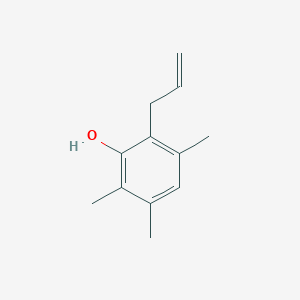 molecular formula C12H16O B8791334 2,3,5-Trimethyl-6-(prop-2-en-1-yl)phenol CAS No. 6626-30-8