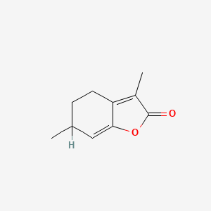 B8791345 5,6-Dihydro-3,6-dimethylbenzofuran-2(4h)-one CAS No. 80417-97-6