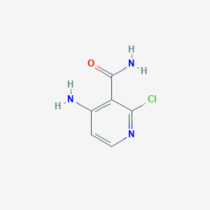 molecular formula C6H6ClN3O B8791491 4-Amino-2-chloronicotinamide 