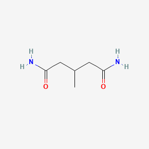 molecular formula C6H12N2O2 B8791513 3-Methylpentanediamide CAS No. 84557-86-8