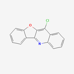 molecular formula C15H8ClNO B8791589 11-Chlorobenzofuro[3,2-b]quinoline CAS No. 69764-19-8