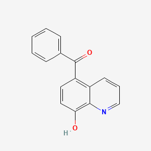 molecular formula C16H11NO2 B8791603 8-Hydroxy-5-quinolyl phenyl ketone CAS No. 1028-71-3