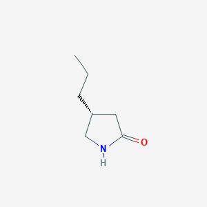 molecular formula C7H13NO B8791625 (r)-4-Propylpyrrolidin-2-one 