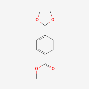 molecular formula C11H12O4 B8791631 Methyl 4-(1,3-dioxolan-2-yl)benzoate 