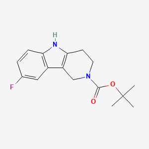 tert-Butyl 8-fluoro-3,4-dihydro-1H-pyrido[4,3-b]indole-2(5H)-carboxylate