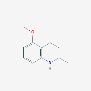 molecular formula C11H15NO B8791777 5-Methoxy-2-methyl-1,2,3,4-tetrahydroquinoline 