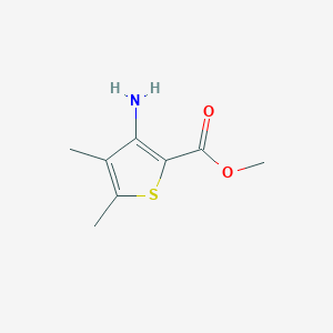 molecular formula C8H11NO2S B8791792 Methyl 3-amino-4,5-dimethyl-2-thiophenecarboxylate 