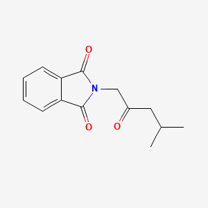 B8791809 2-(4-methyl-2-oxopentyl)-1H-isoindole-1,3(2H)-dione CAS No. 4113-64-8