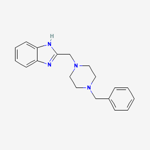 2-[(4-Benzylpiperazin-1-yl)methyl]-1H-benzimidazole