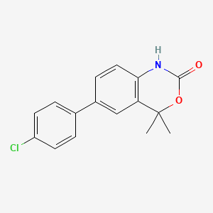 B8791888 6-(4-Chlorophenyl)-4,4-dimethyl-1H-benzo[D][1,3]oxazin-2(4H)-one CAS No. 305799-74-0