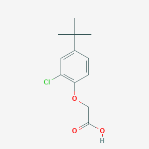 molecular formula C12H15ClO3 B8791915 (4-Tert-butyl-2-chlorophenoxy)acetic acid CAS No. 5466-49-9
