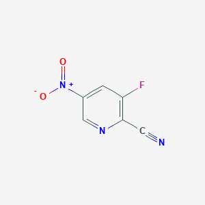 3-Fluoro-5-nitropicolinonitrile